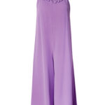 Φόρμα ολόσωμη τιράντα λιλά κορίτσι