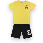 Σετ βερμούδα ΝΕΚ κίτρινο-μαύρο