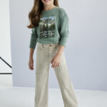 Παντελόνι Mayoral μακρύ καμπάνα καπαρτινέ κορίτσι