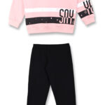 Σετ ΝΕΚ ροζ-ανοιχτό μαύρο κορίτσι