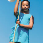 Σετ Abel and Lula με βερμούδα κρεπ βολάν κορίτσι