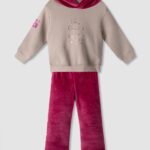 Σετ Nek φόρμα βελούδο κορίτσι