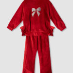 Σετ Nek φόρμα βελούδο κορίτσι