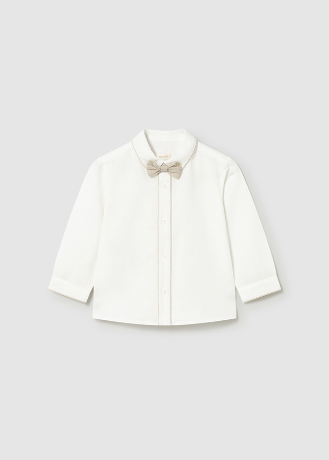 26-01115-072-L-4 Πουκάμισο Mayoral με παπιγιόν αγόρι bebe - Image 1