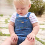 Σετ Mayoral bebe με τζιν σαλοπέτα αγόρι