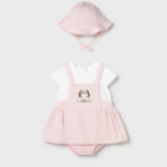 Φορμάκι Mayoral bebe με καπέλο κορίτσι