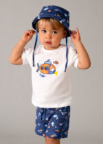 Σετ Mayoral 3 τμχ με καπέλο αγόρι bebe