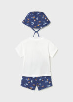 Σετ Mayoral 3 τμχ με καπέλο αγόρι bebe - Image 4