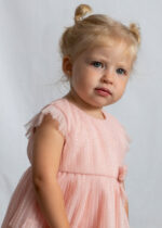 Φόρεμα Mayoral πλισέ από τούλι κορίτσι bebe - Image 5