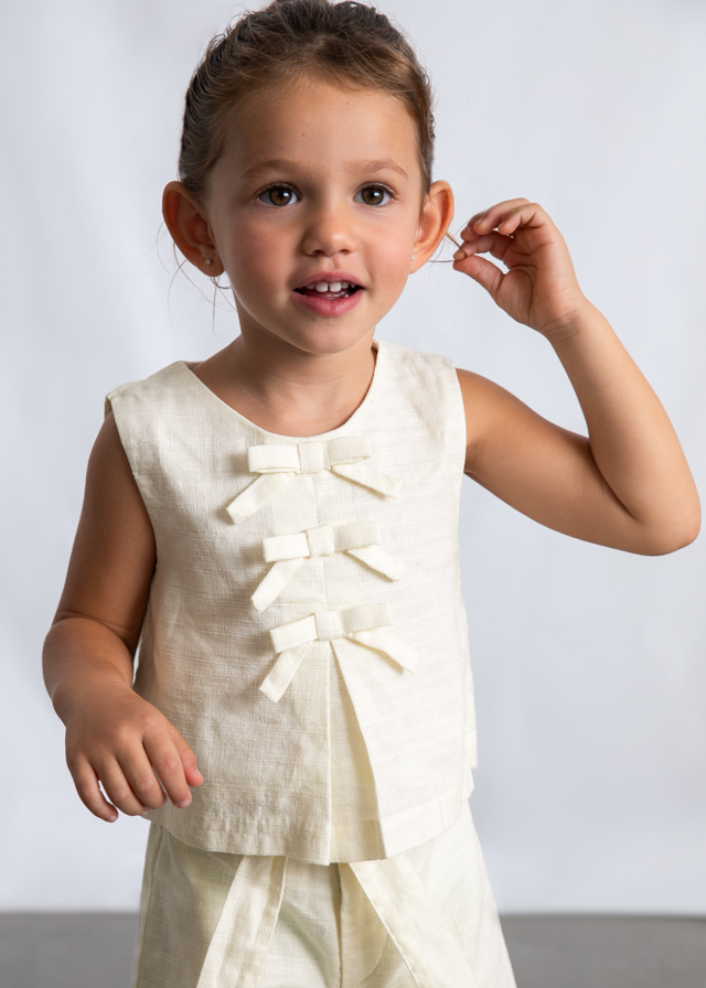 26-03024-026-L-1 Τοπ Mayoral με φιογκάκια κορίτσι - Image 1