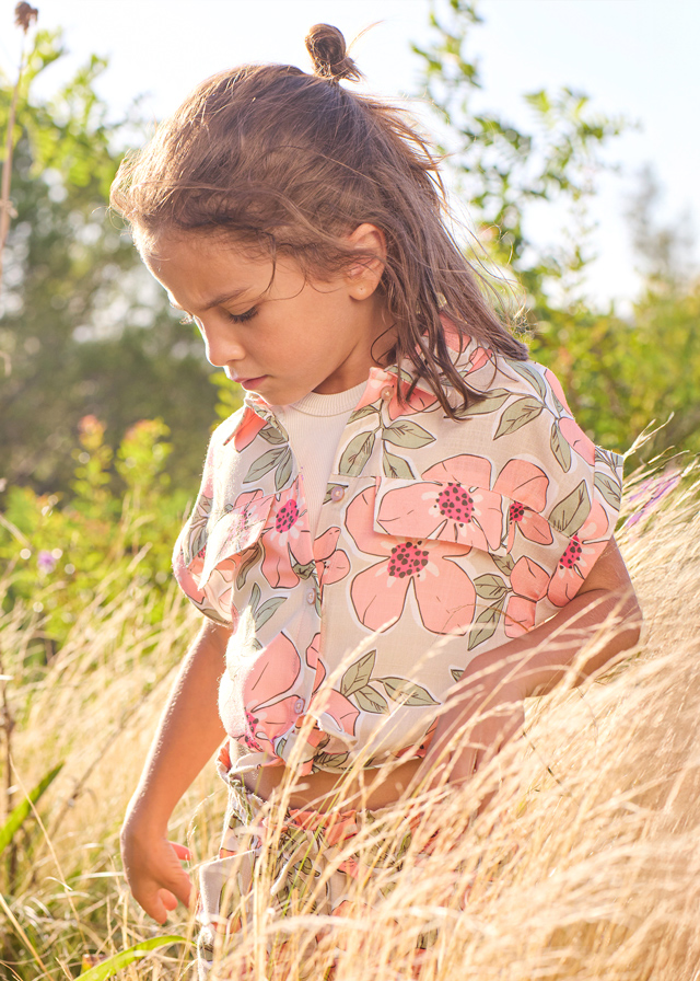 26-03196-059-L-1 Πουκαμίσα Mayoral 2 τμχ κορίτσι - Image 1