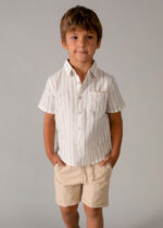 Σετ Mayoral βερμούδα λινή αγόρι