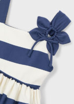 Φόρεμα Mayoral με ρίγες και λουλούδι κορίτσι - Image 2