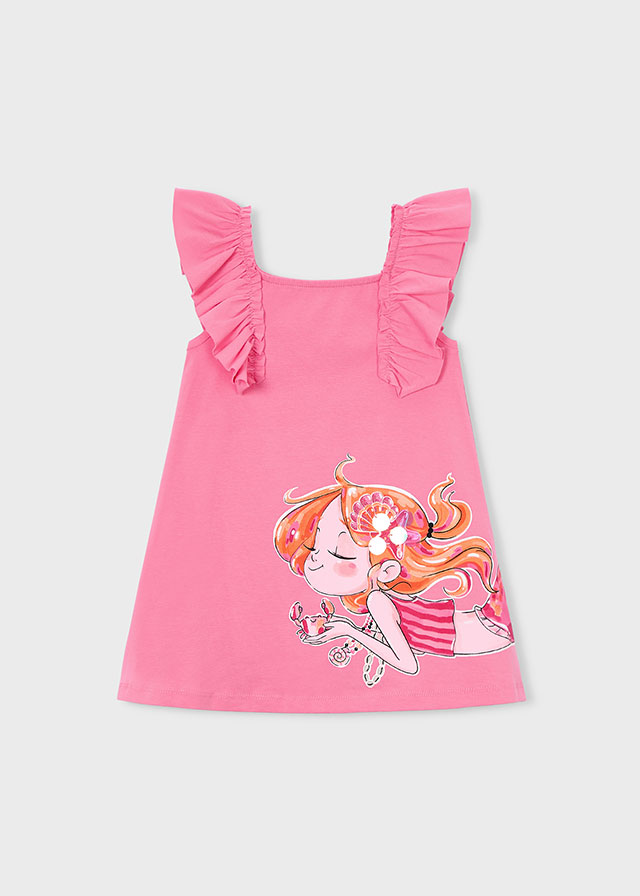 26-03943-017-L-4 Φόρεμα Mayoral με βολάν κορίτσι - Image 1