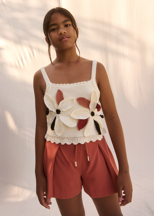 26-05274-008-L-1 Βερμούδα Abel and Lula κρεπ κορίτσι - Image 1