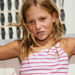 Μπλούζα Mayoral ασύμμετρη με ρίγες κορίτσι