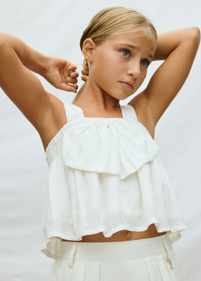 mayoral.com/es/espana/eula Τοπ Mayoral με φιόγκο κορίτσι - Image 1