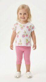 Σετ Trax με κοντό κολάν εποχής κορίτσι